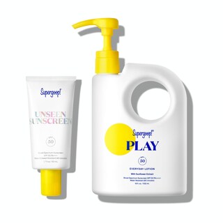 Foto 1 | Paquete De Protección Solar Supergoop! Unseen Spf 50 50 Ml + Play Spf 50 530 Ml - Venta Internacional.