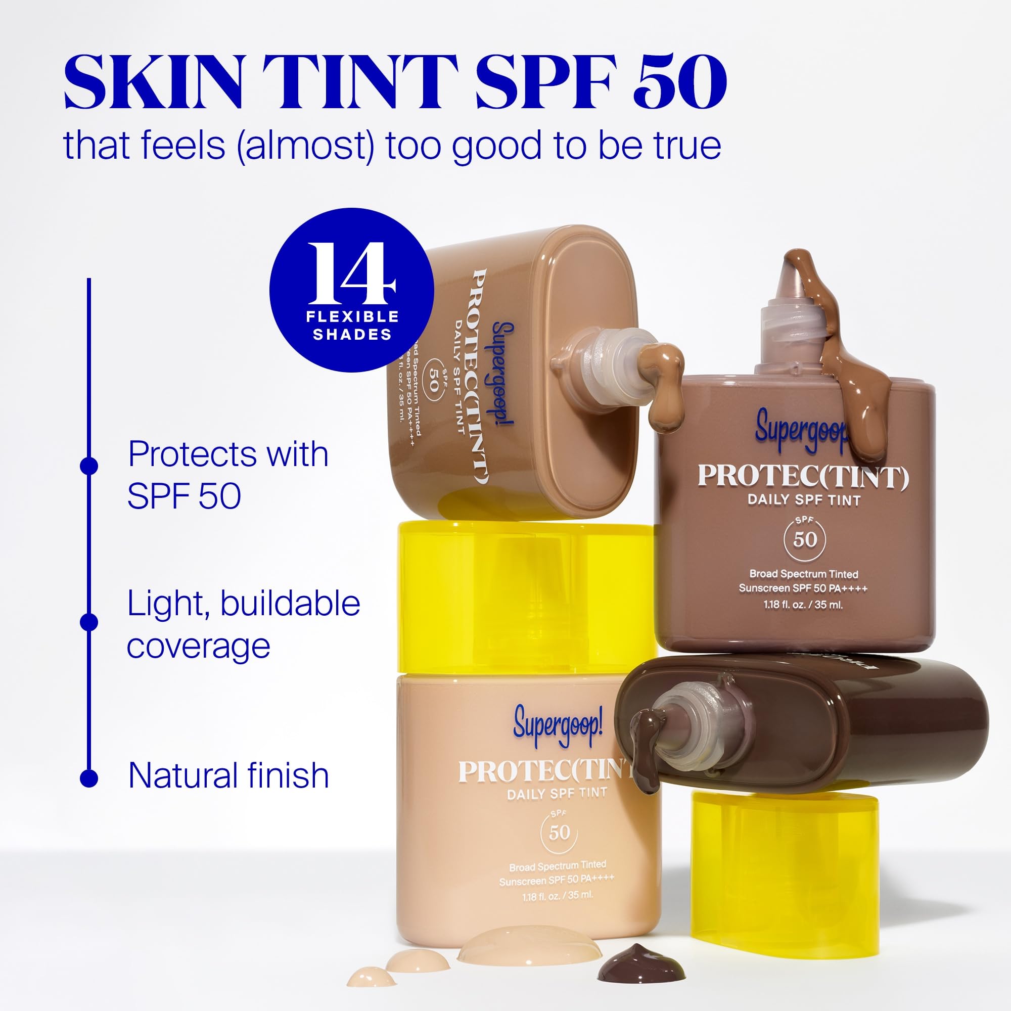 Foto 4 | Tinte Para La Piel Supergoop! Protec (tinte) Daily Spf 50 Light 26 W - Venta Internacional.
