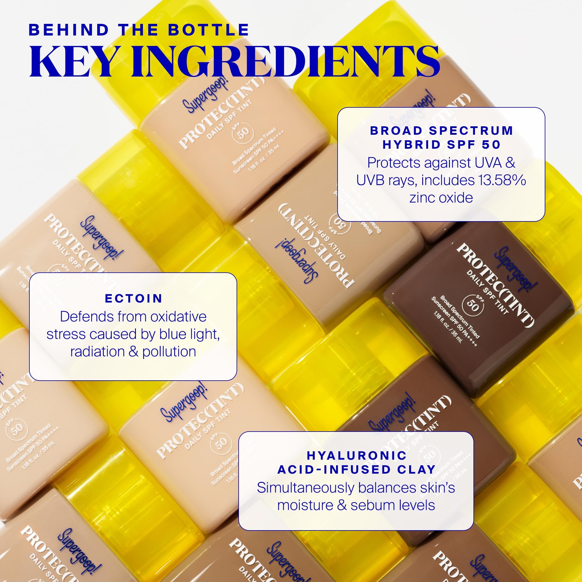 Foto 6 | Tinte Para La Piel Supergoop! Protec (tinte) Daily Spf 50  30 Ml  Ligero - Venta Internacional.