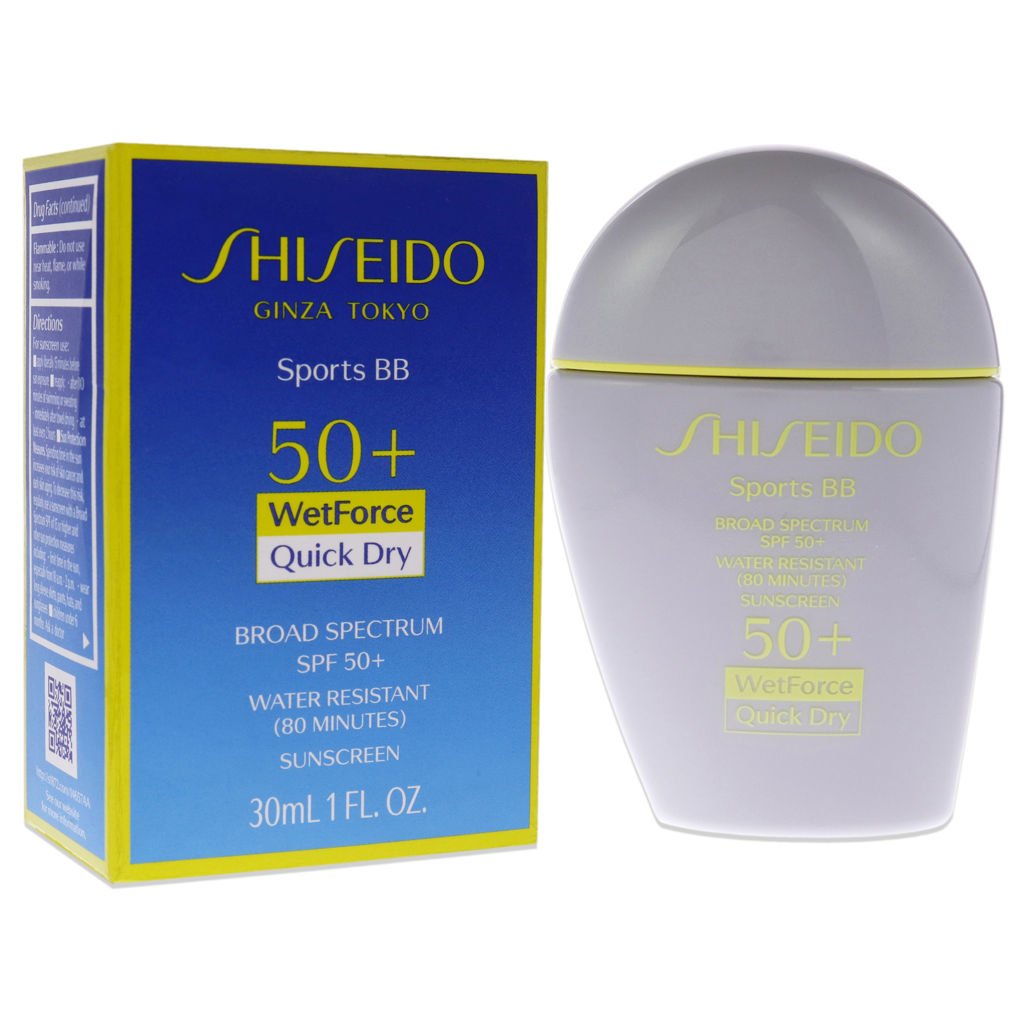 Foto 3 pulgar | Protector Solar Shiseido Sports Bb Wetforce Spf 50 Light 30 Ml - Venta Internacional.