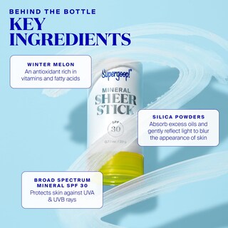Foto 4 | Protector Solar En Barra Supergoop! Mineral Sheer Spf 30 20 Ml X2 - Venta Internacional.