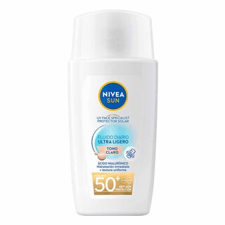 Foto 2 | Nivea Protector Solar Facial Fluido Color Claro 40ml