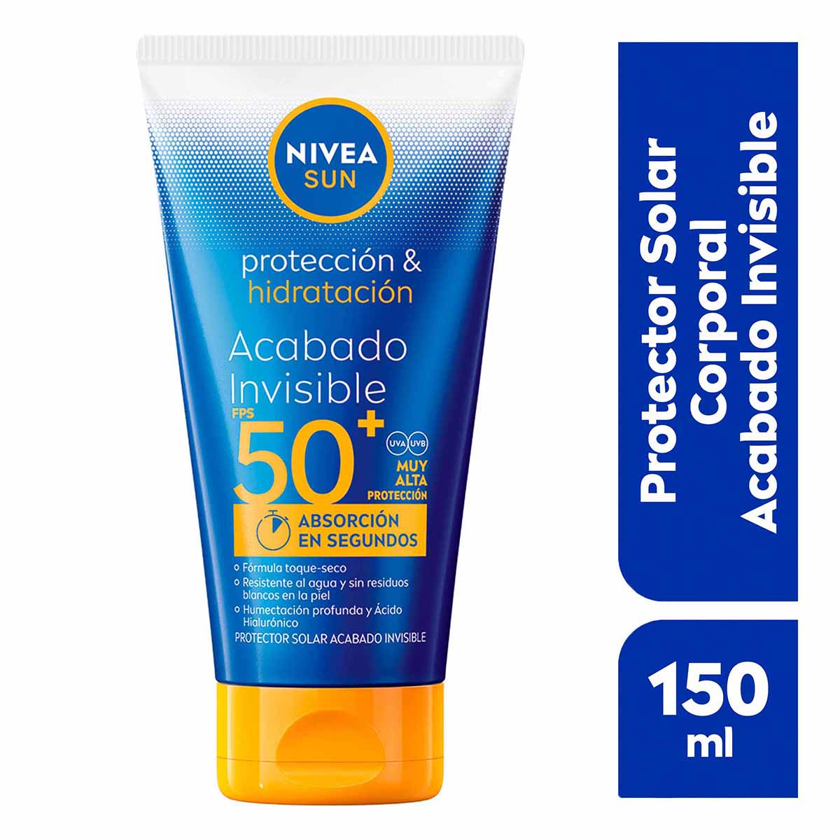Foto 2 pulgar | Nivea Protector Solar Corporal Acabado Invisible 150ml