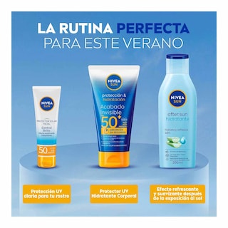 Foto 6 | Nivea Protector Solar Corporal Acabado Invisible 150ml