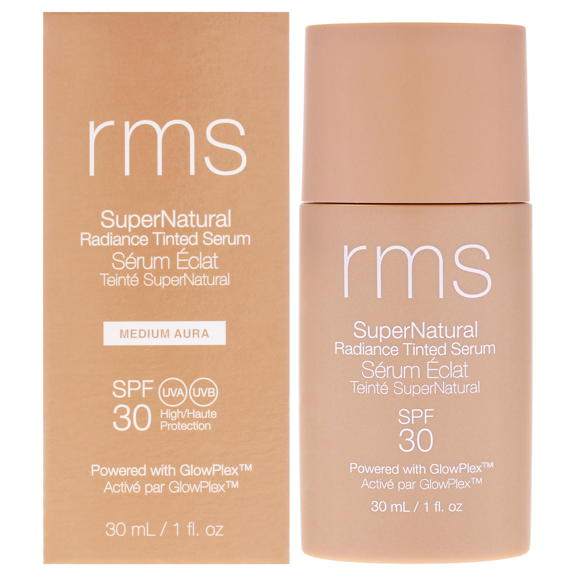 Foto 2 pulgar | Sérum Tintado Rms Beauty Supernatural Radiance Spf 30 30 Ml - Venta Internacional.