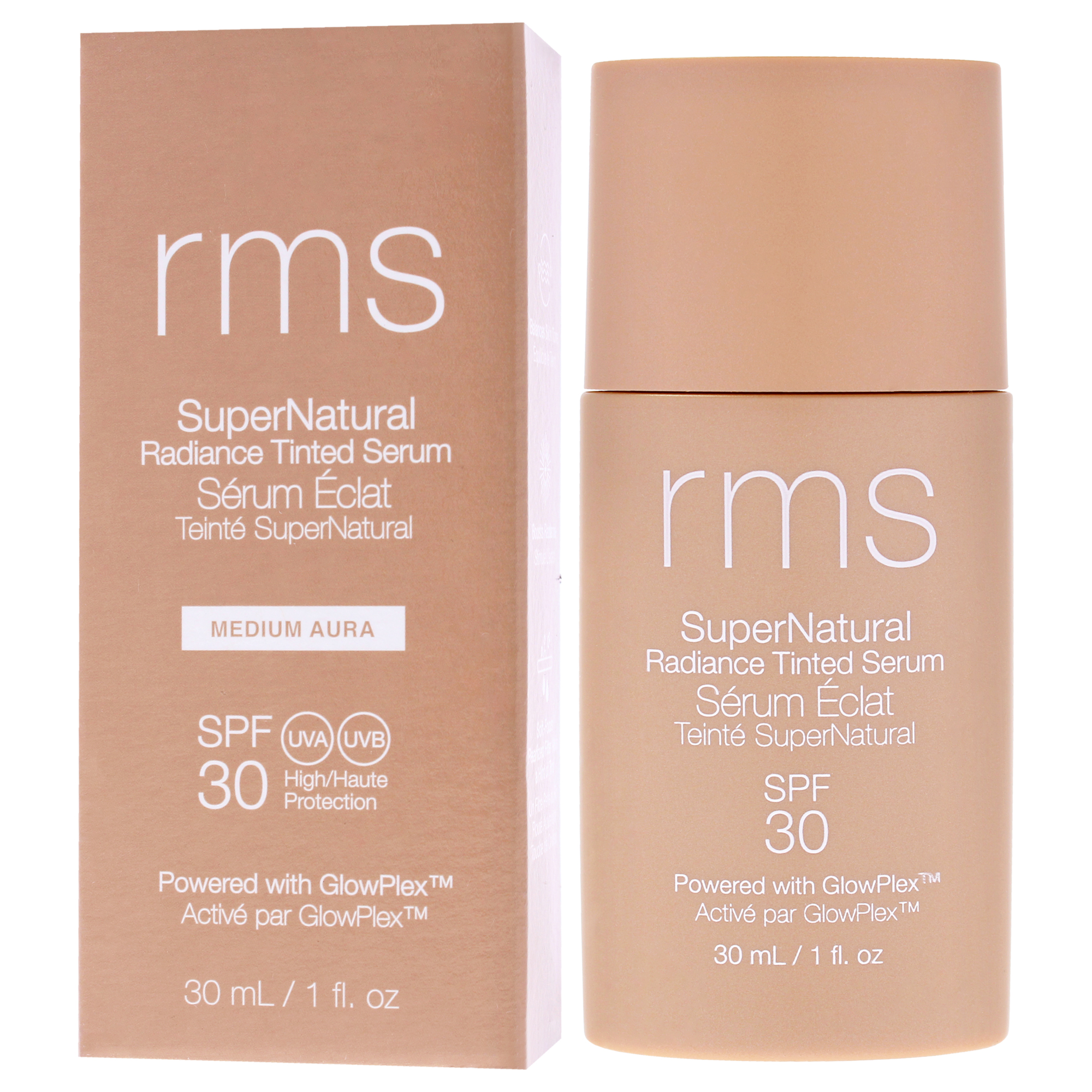 Foto 5 pulgar | Sérum Tintado Rms Beauty Supernatural Radiance Spf 30 30 Ml - Venta Internacional.
