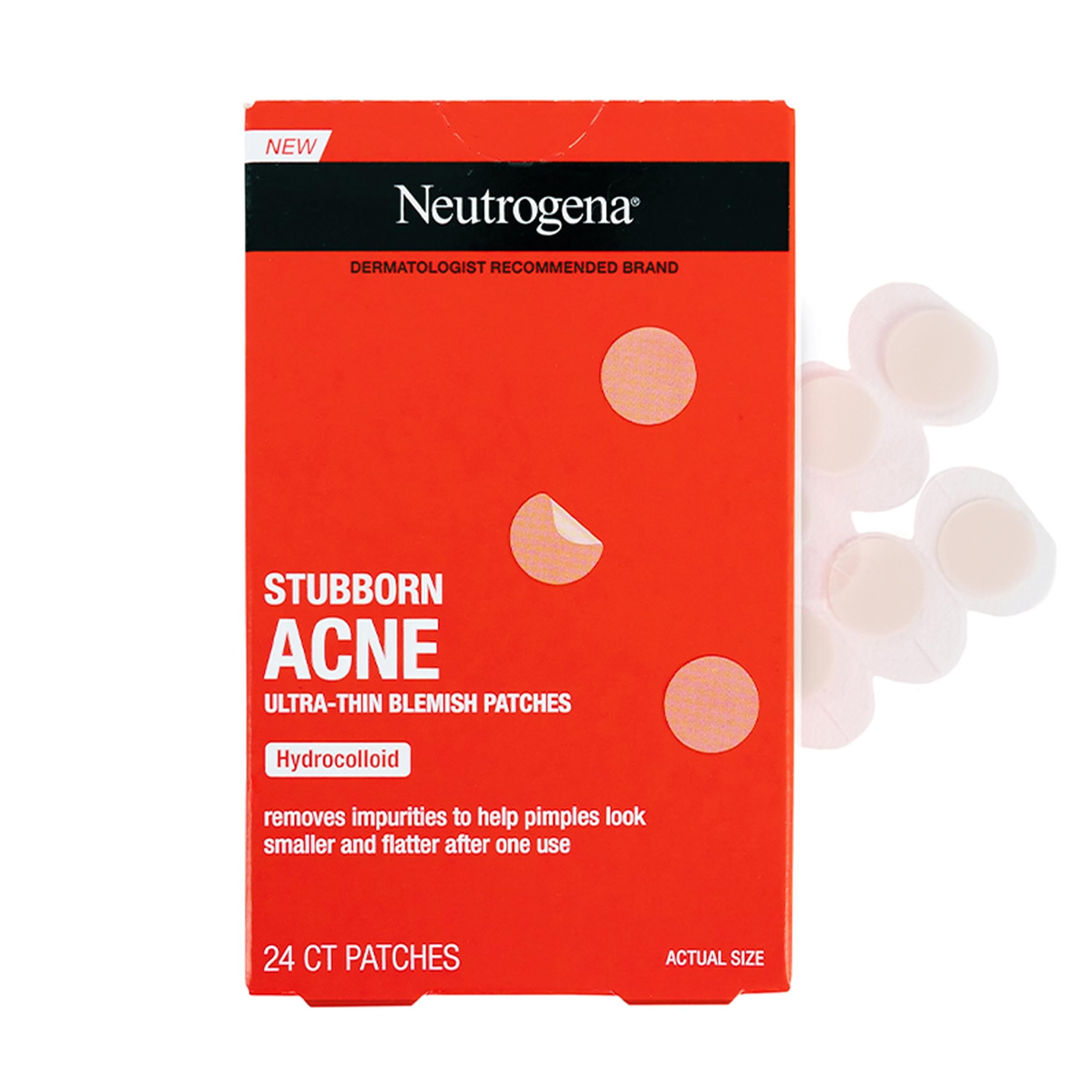 Foto 2 pulgar | Parches para Acné y Espinillas Neutrogena para Acné Persistente 24 Piezas - Venta Internacional