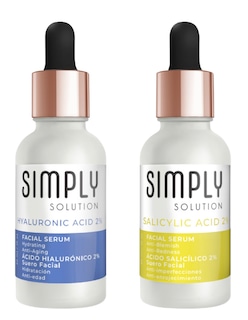 Foto 1 | Set Ácido Hialurónico 2% y Ácido Salicílico 2% Simply Solution Antiimperfecciones