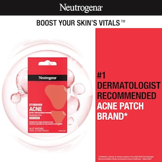 Foto 2 | Parches para Acné y Espinillas Neutrogena Stubborn 10 Parches - Venta Internacional