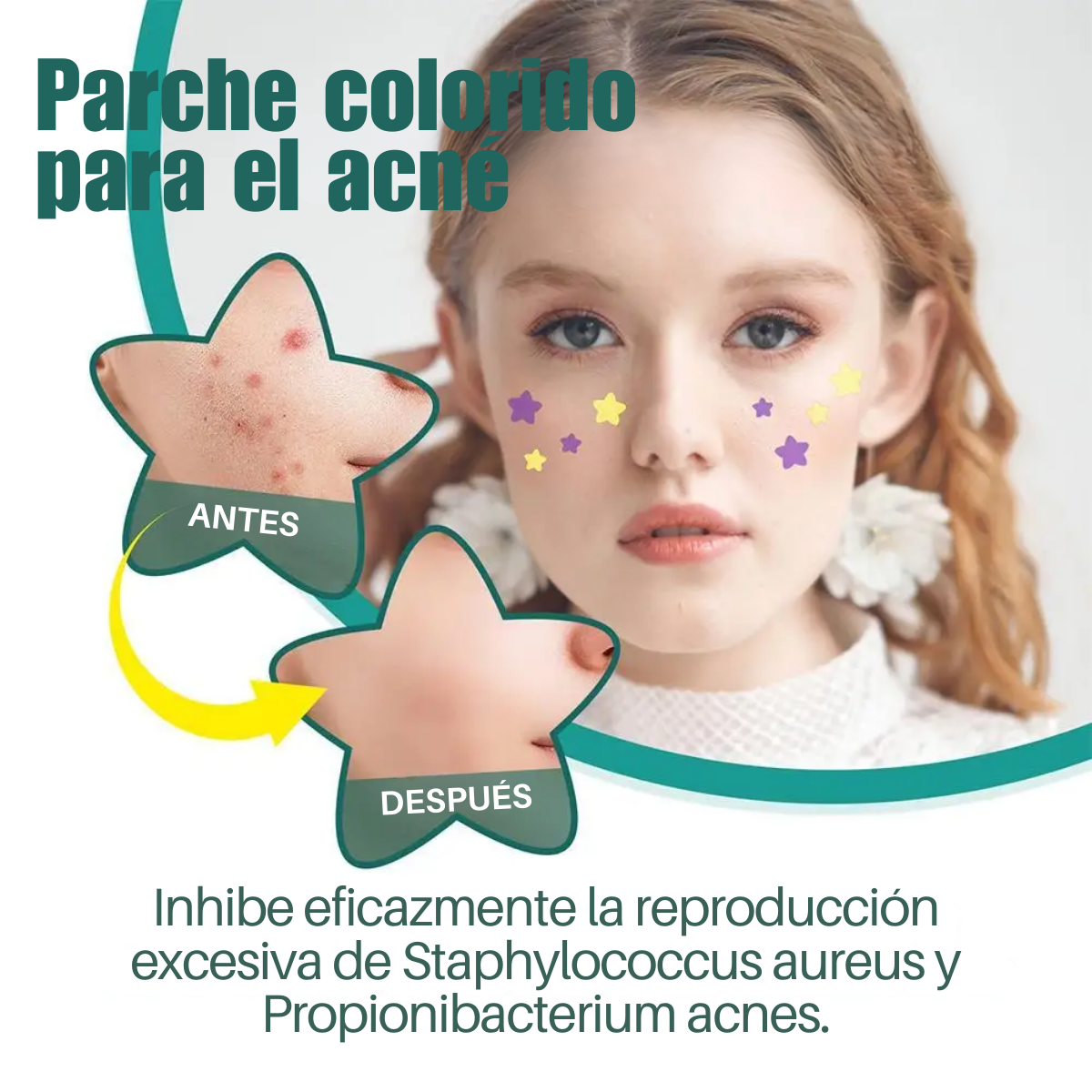 Foto 5 pulgar | 112 Star-parches Invisibles Eliminar Acne Estrella Granos