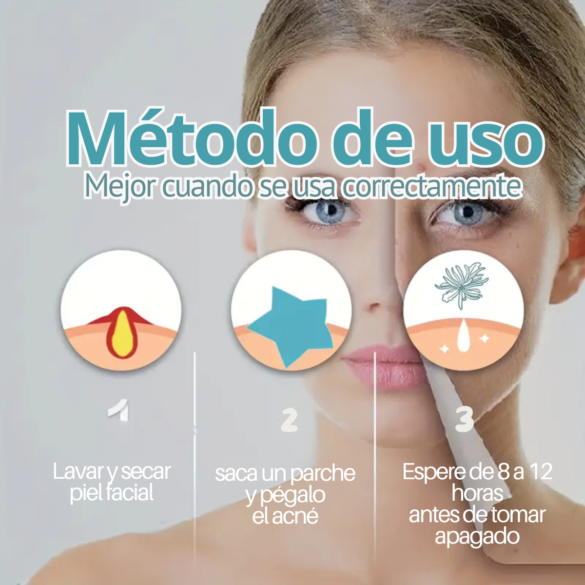 Foto 5 | 216 Star-parches Invisibles Eliminar Acne Estrella Granos