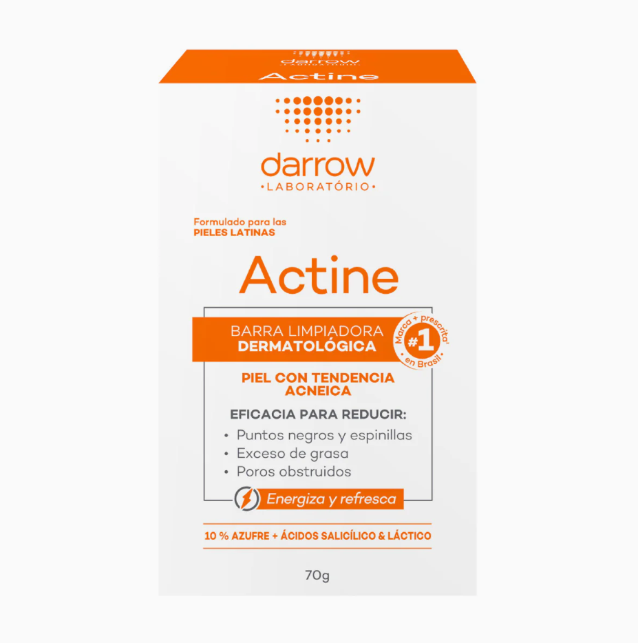 Foto 4 | Kit Anti Acne Granos Y Espinillas: Darrow Actine Gel Limpiador Y Barra Para Piel Grasa Y Acneica 2 Piezas