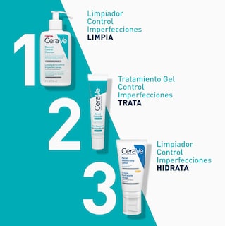 Foto 4 | Cerave Limpiador Control Imperfecciones 236ml Gel Facial Con Ácido Salicílico Para Piel Grasa