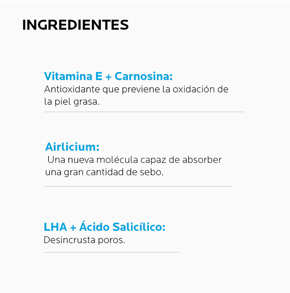 Foto 3 pulgar | La Roche Posay Effaclar K+ Tratamiento Facial 40ml Anti-imperfecciones Para Piel Grasa Con Poros Obstruidos