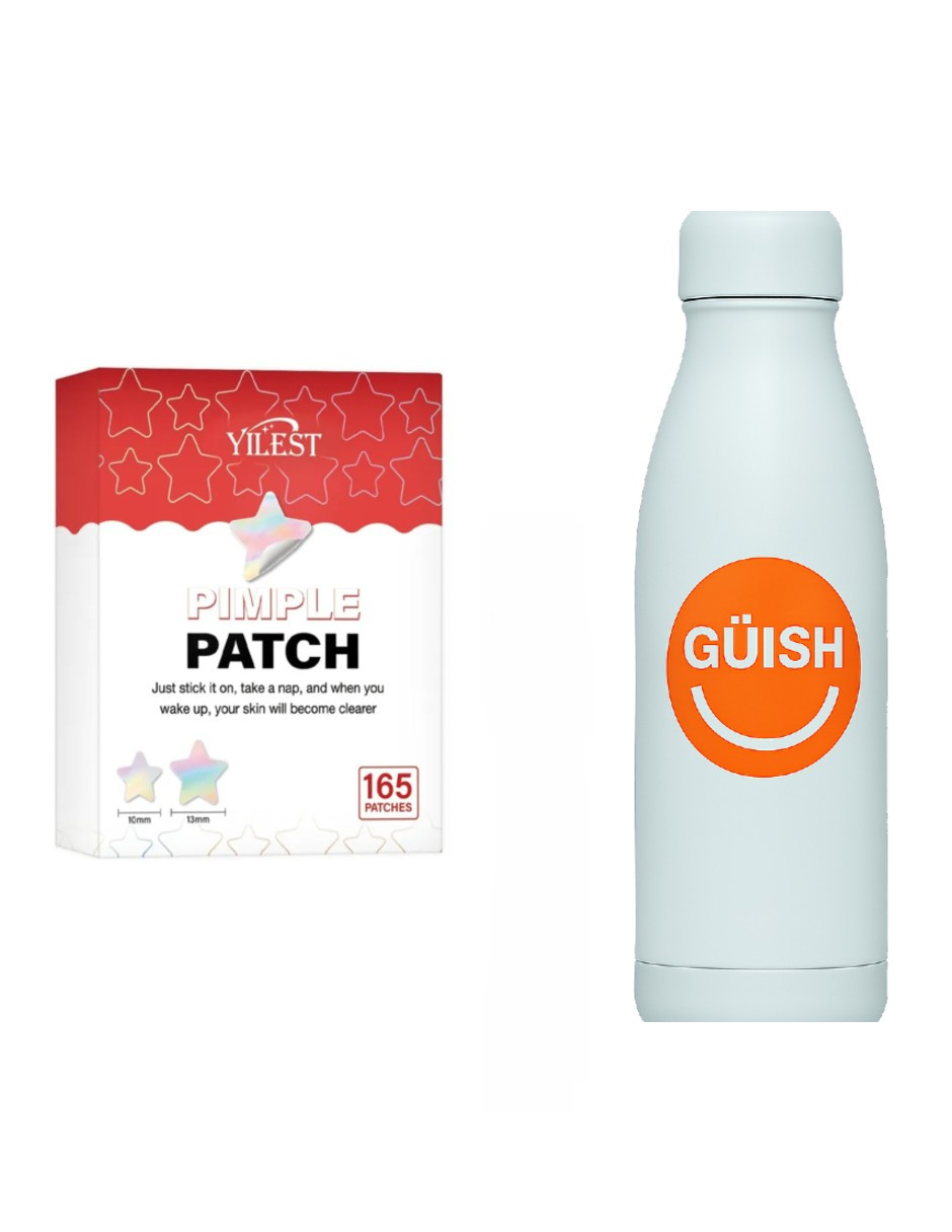 Foto 1 | Parche Facial Antiacné Estrella + Termo Güish