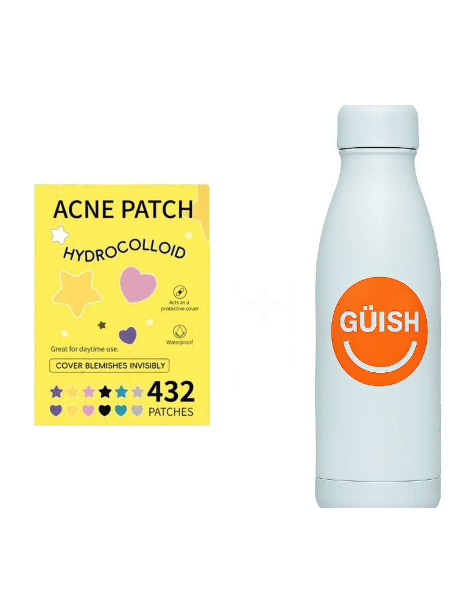 Parches Estrella Star Anti Acne + Termo Güish