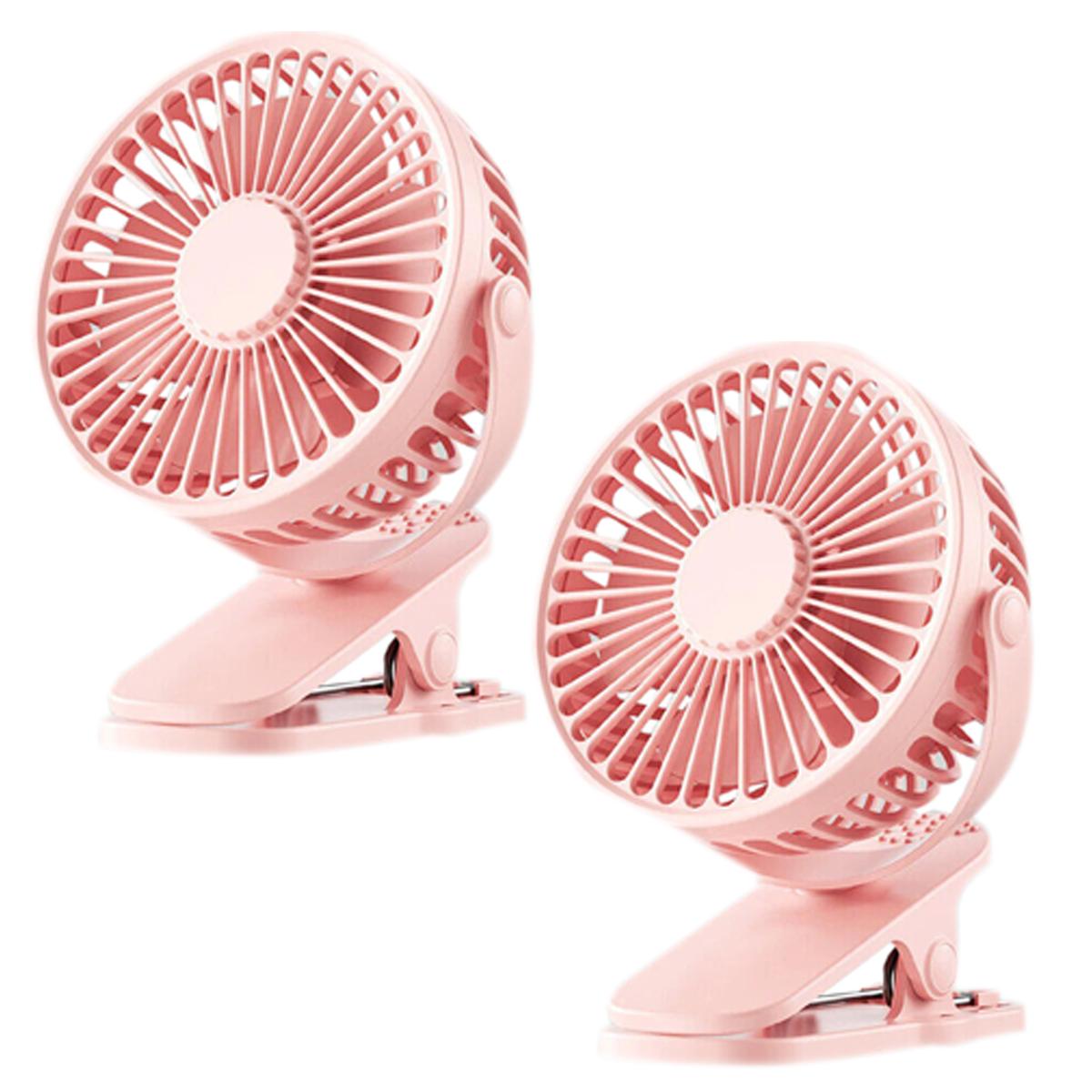 Foto 2 pulgar | Mini Ventiladores Ventdepot Mxzep-002 2 Piezas Rosa