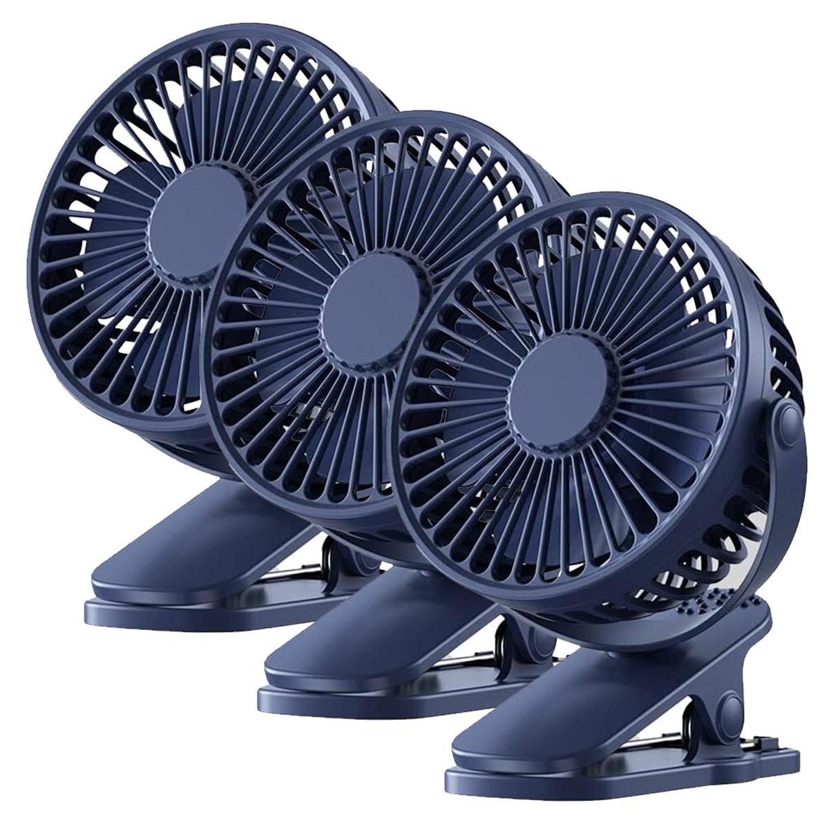 Foto 2 pulgar | Ventilador Ventdepot Mxbbz-003 3 Piezas Azul