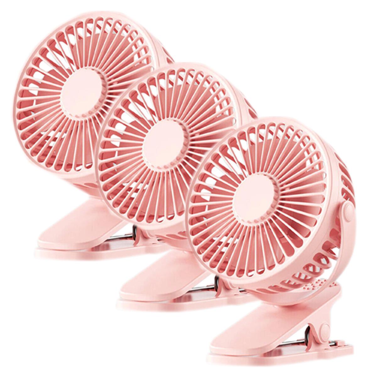 Mini Ventiladores Ventdepot Mxzep-003 3 Piezas Rosa