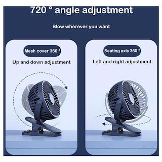 Foto 3 | Ventilador de Escritorio VentDepot Mxbbz-001 Azul