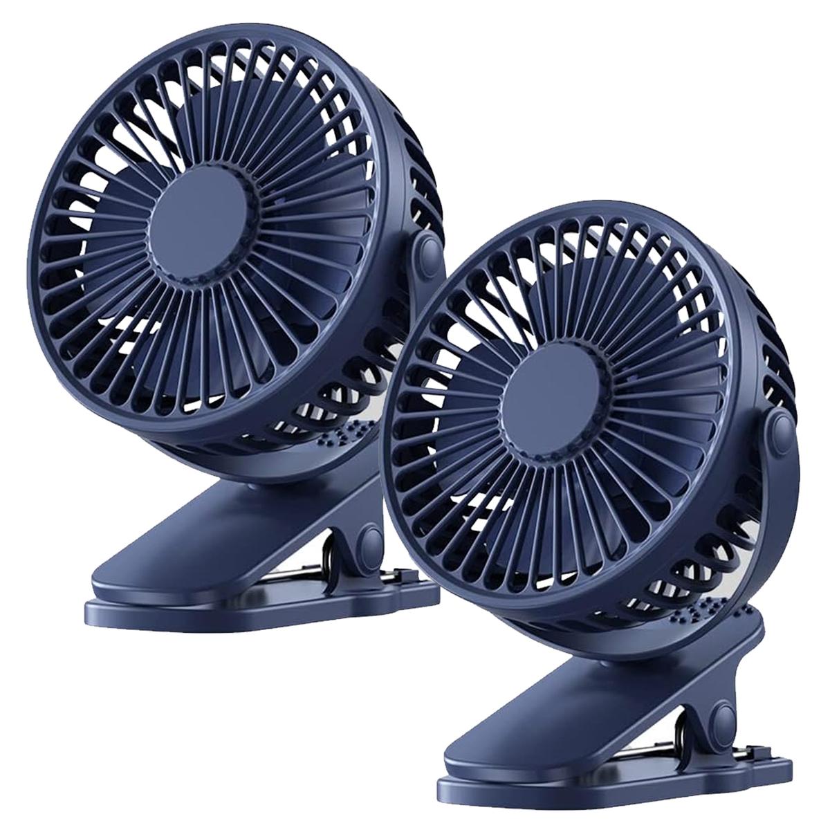 Foto 2 pulgar | Ventilador Ventdepot Mxbbz-002 2 Piezas Azul