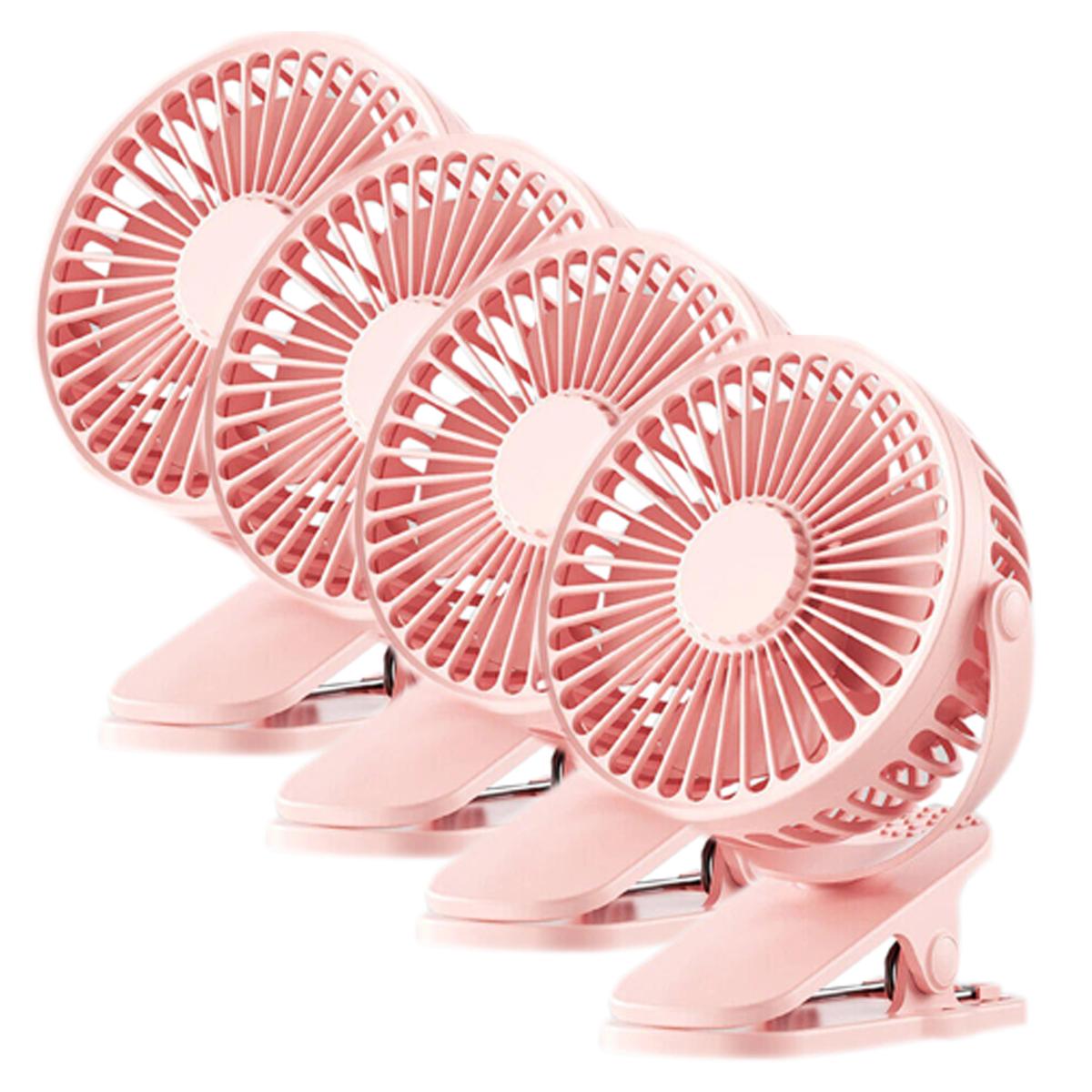 Mini Ventiladores Ventdepot Mxzep-004 4 Piezas Rosa
