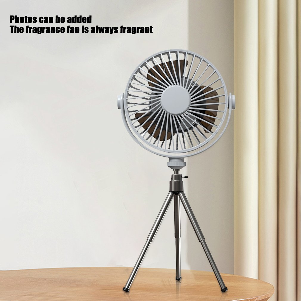 Foto 4 pulgar | Mini Ventilador con Rotación de 360° y Luz Led USB con Control Remoto - Venta Internacional