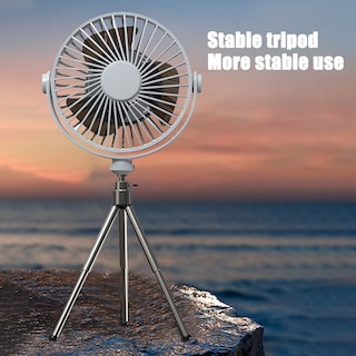 Foto 4 | Mini Ventilador con Rotación de 360° y Luz Led USB con Control Remoto - Venta Internacional