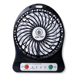 Foto 1 | Mini Ventilador Portatil Negro