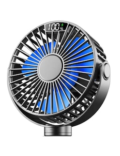 Foto 3 | Trípode Flexible Ventilador Portátil Negro + Gratis Termo Güish De Regalo
