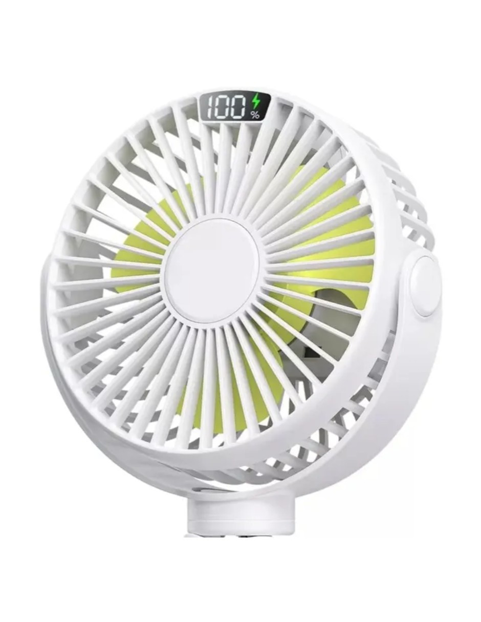 Foto 4 pulgar | Trípode Flexible Ventilador Portátil Blanco  + Gratis Termo Güish De Regalo