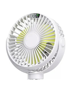 Foto 3 | Trípode Flexible Ventilador Portátil Blanco + Gratis Termo Güish De Regalo