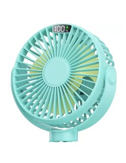 Foto 3 | Trípode Flexible Ventilador Portátil Verde + Gratis Termo Güish De Regalo
