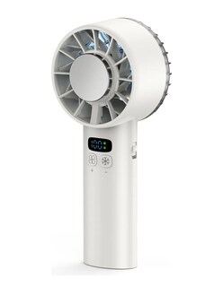 Foto 2 | Mini Ventilador De Mano Portátil Blanco + Termo Güish De Regalo