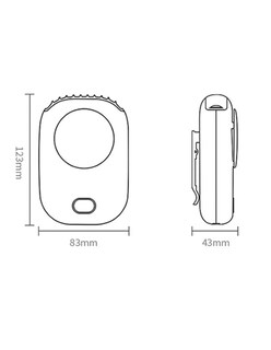 Foto 4 | Pequeño Ventilador Portátil Recargable Para Colgar + Gratis Termo De Regalo