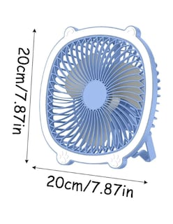 Foto 3 | Ventilador Recargable Portatil Con Luz Led + Gratis Termo Güish De Regalo