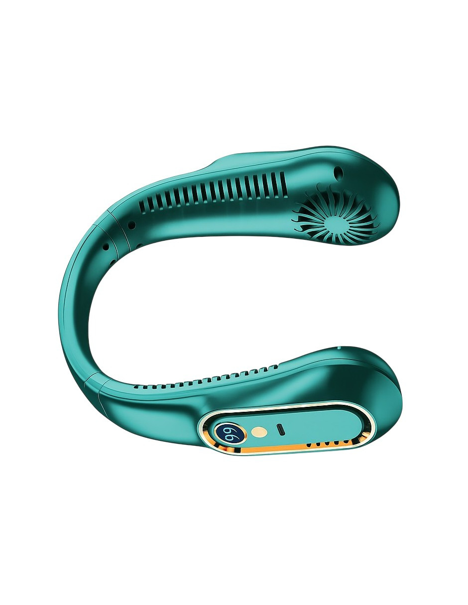 Foto 3 pulgar | Portátil Ventilador De Cuello Verde