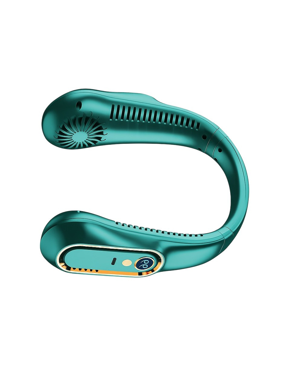 Foto 4 pulgar | Portátil Ventilador De Cuello Verde