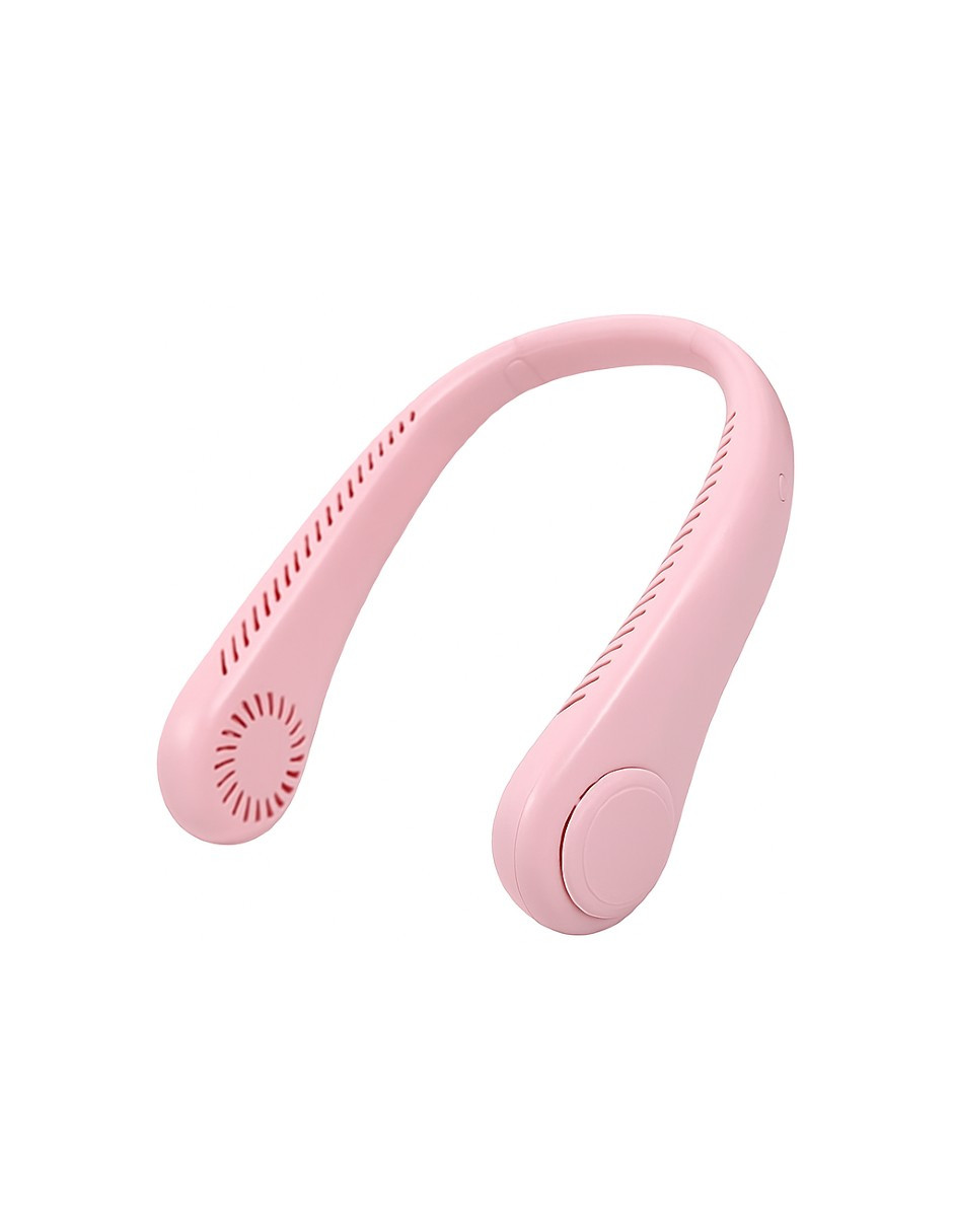 Foto 2 pulgar | Ventilador Portátil de Cuello Ajustable Rosa
