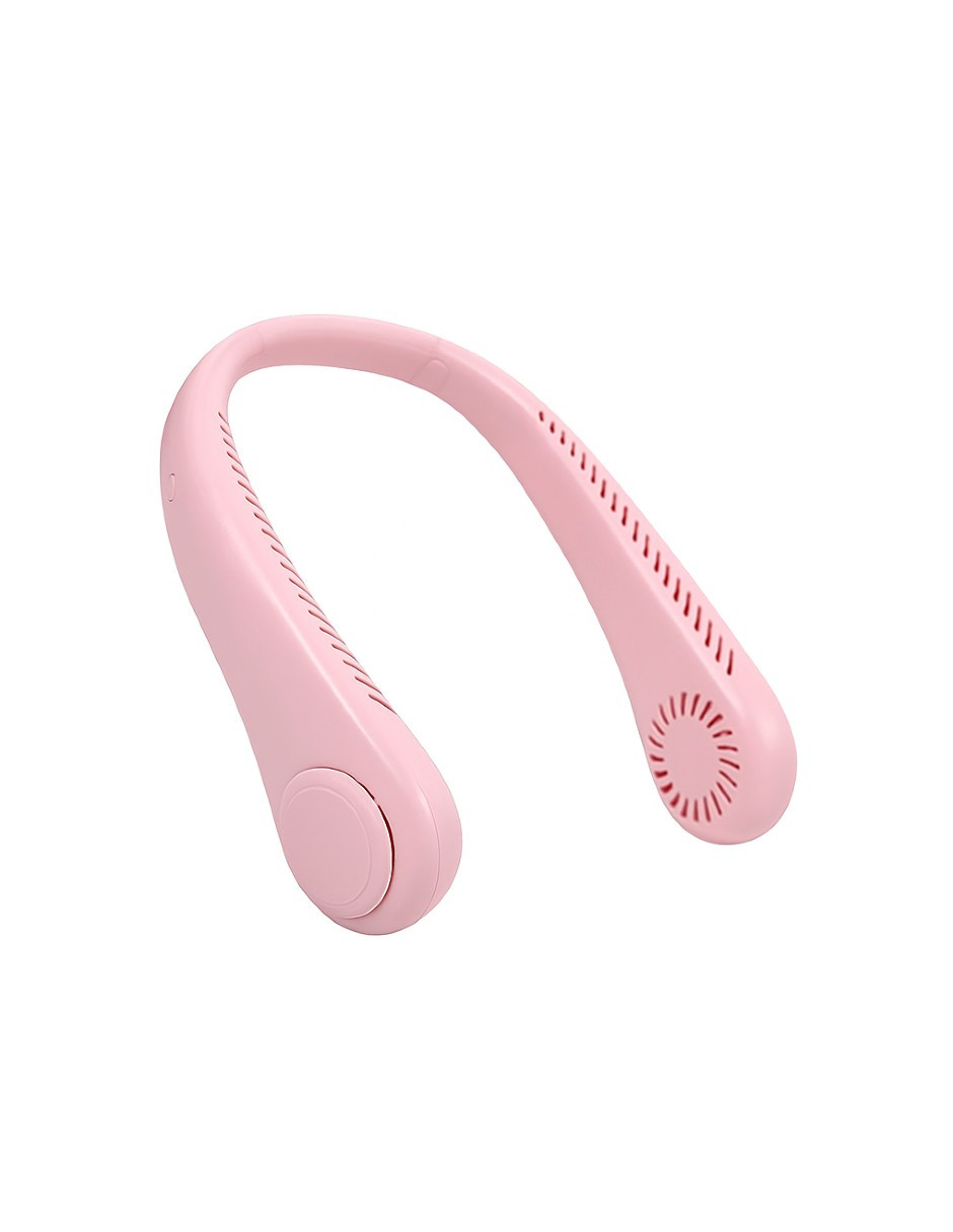 Foto 3 pulgar | Ventilador Portátil de Cuello Ajustable Rosa