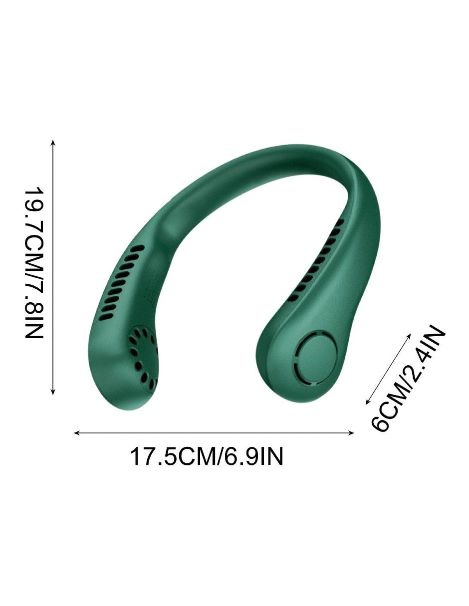 Foto 3 | Ventilador Portátil de Cuello Ajustable Verde