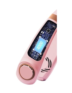 Foto 3 | Ventilador De Cuello Usb 5 Modos Con Porcelana De Hielo + Luz Rosa Ventilador Portátil De Cuello Sin Aspas Ajustable A