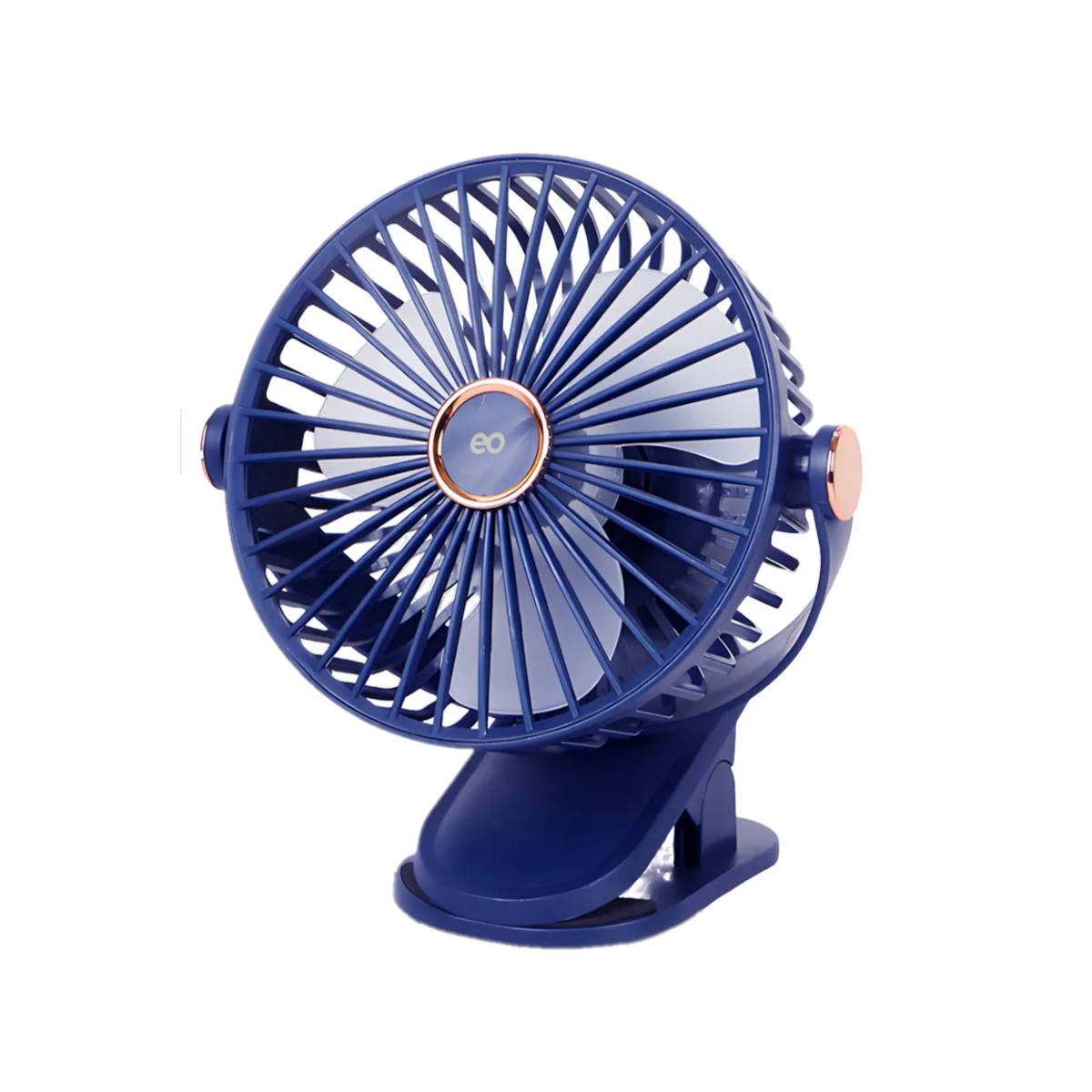 Foto 2 pulgar | Ventilador Portátil Redondo Recargable Con Clip Eo Safe Imports Esi-20126 Azul