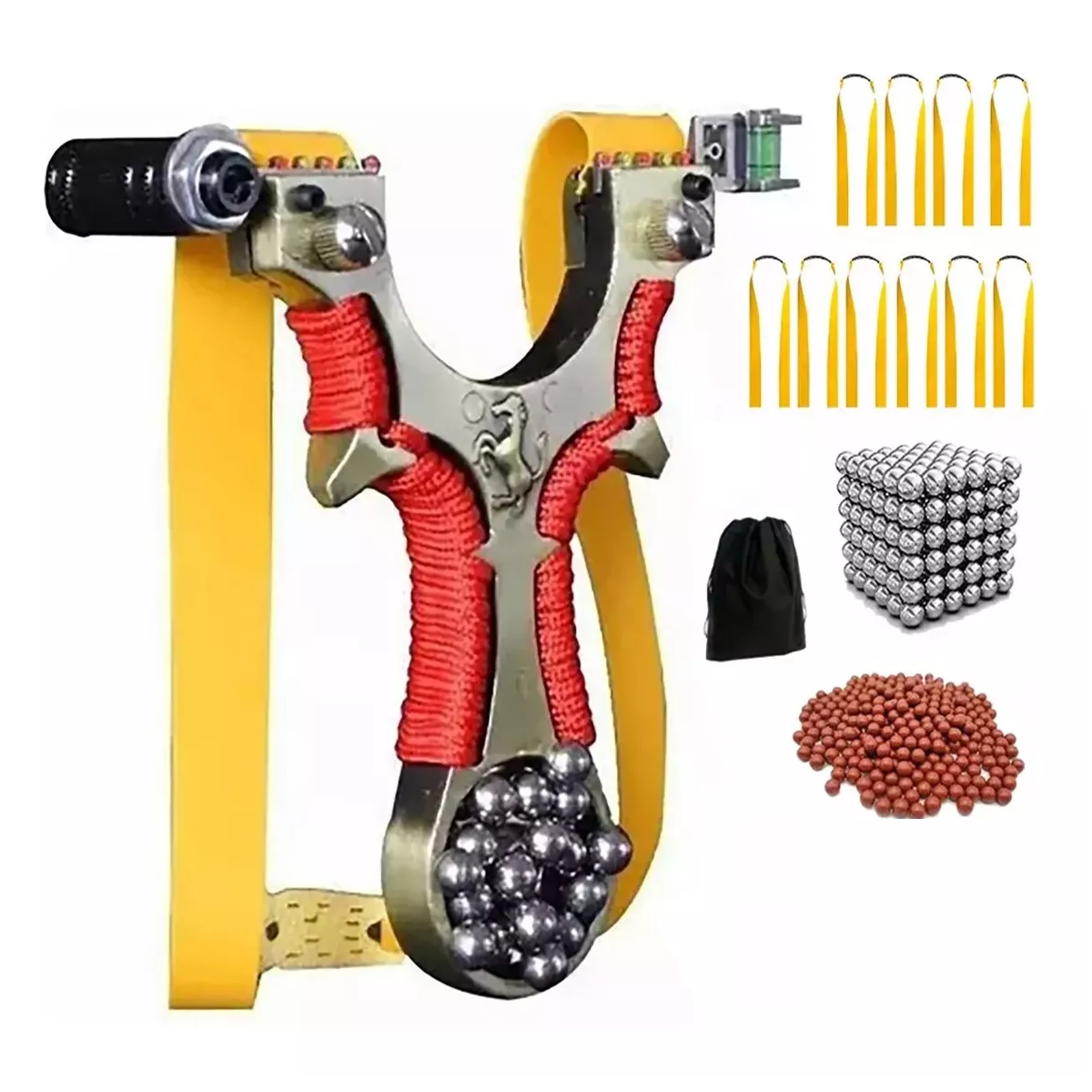 Tirachinas Resortera Láser Infrarrojo Profesional Totalmente Metálico Eo Safe Imports Esi-16864 Multicolor