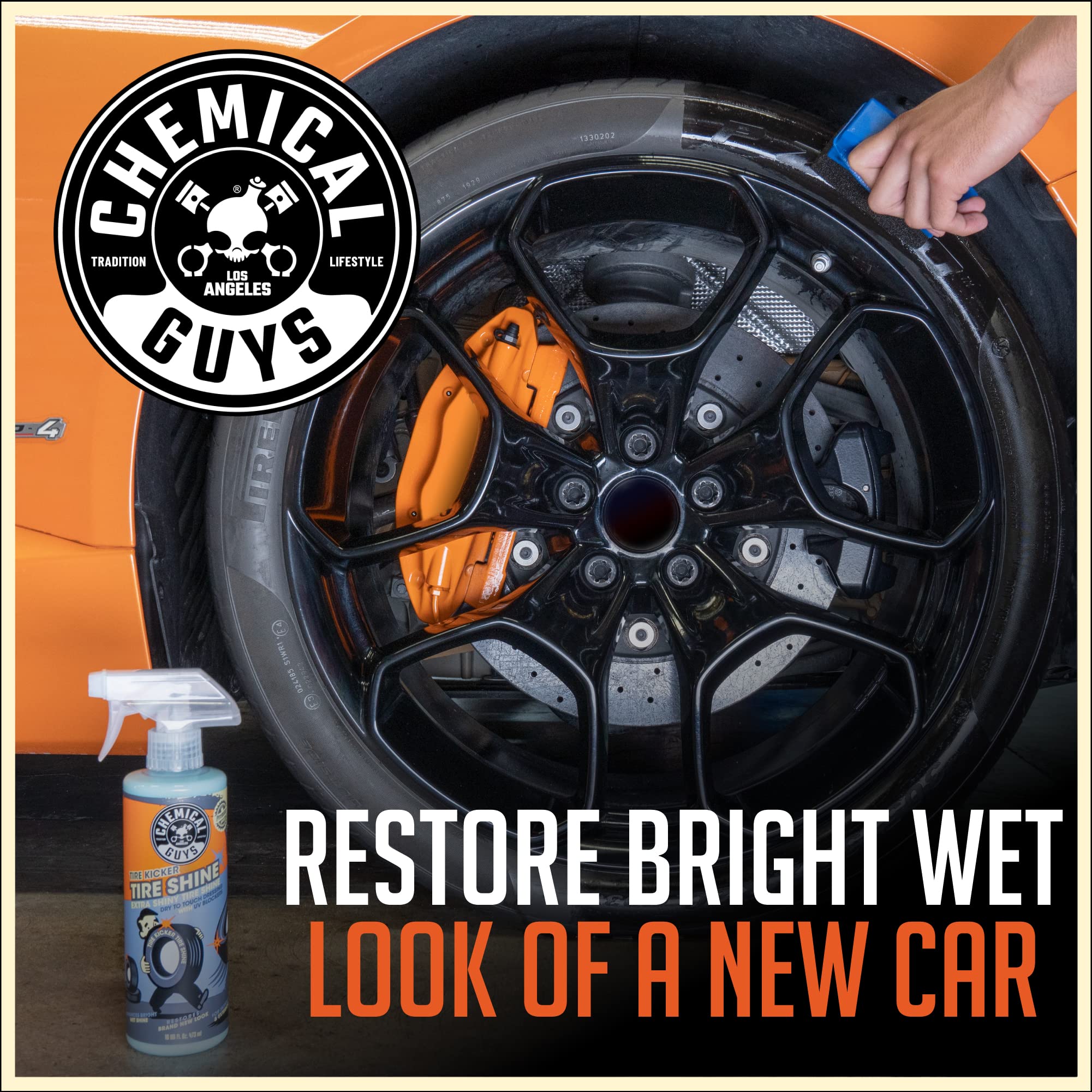 Foto 6 pulgar | Tire Shine Chemical Guys Tire Kicker, Extra Brillante, 473 Ml - Venta Internacional.