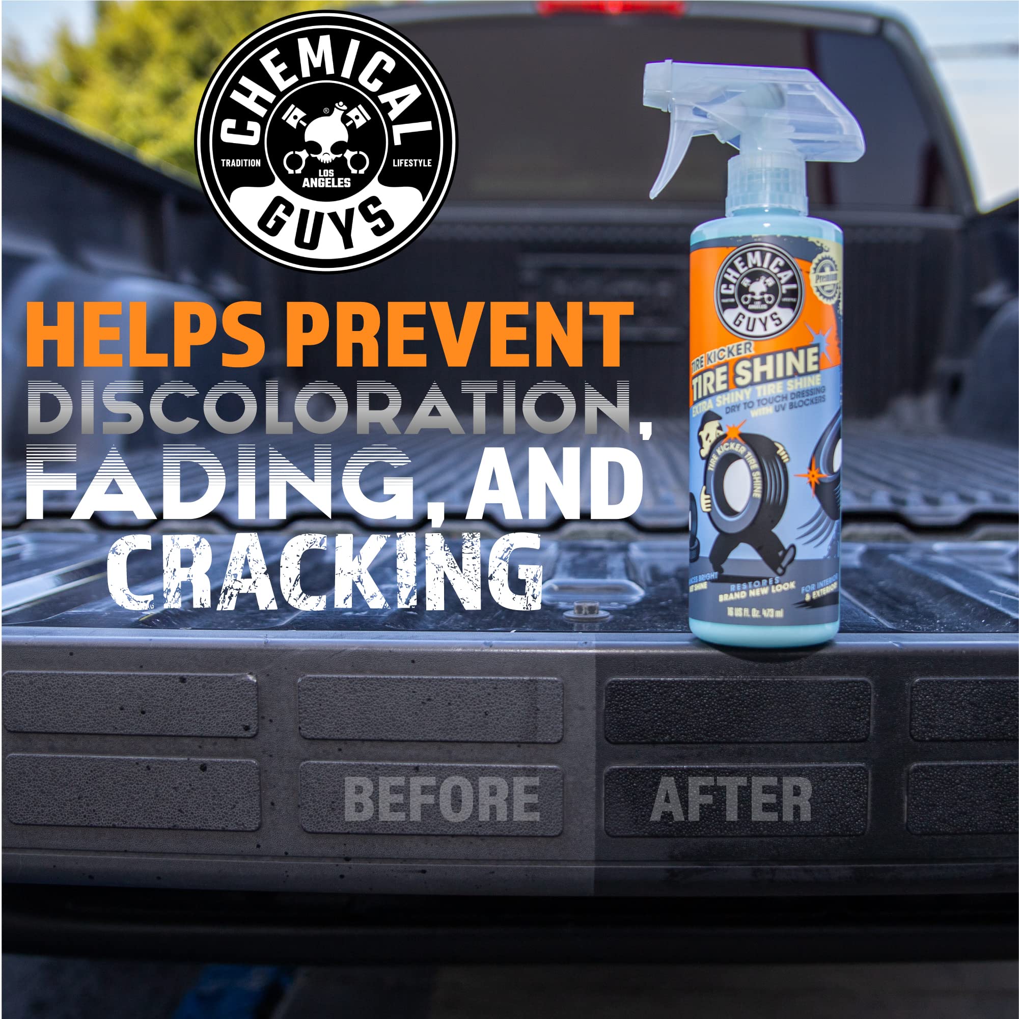 Foto 7 pulgar | Tire Shine Chemical Guys Tire Kicker, Extra Brillante, 473 Ml - Venta Internacional.