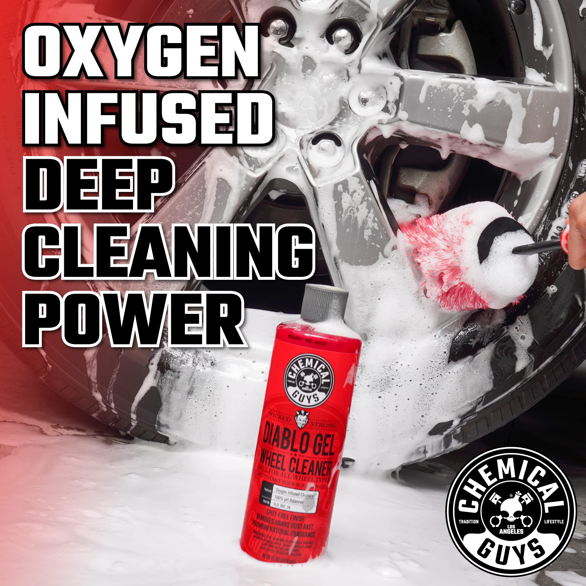 Foto 5 pulgar | Limpiador De Ruedas Y Llantas Chemical Guys Diablo Gel 473 Ml - Venta Internacional.