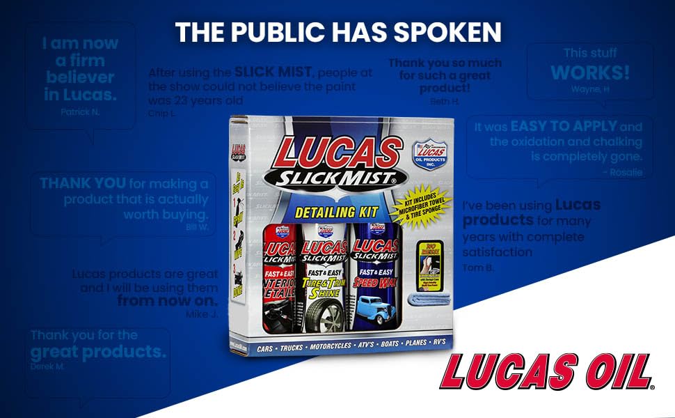 Foto 4 pulgar | Kit Detallado Lucas Oil Slick Mist 10558 Para Cortacéspedes De 2,6 Kg - Venta Internacional.