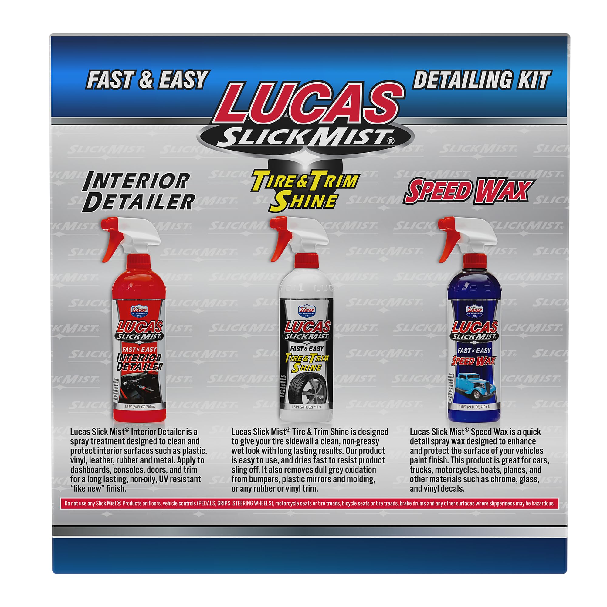 Foto 8 pulgar | Kit Detallado Lucas Oil Slick Mist 10558 Para Cortacéspedes De 2,6 Kg - Venta Internacional.