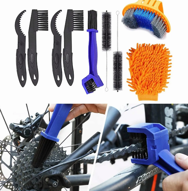 Foto 3 pulgar | Kit Limpiador Premium Xtellar De 9 Piezas Para Bicicletas Y Motos